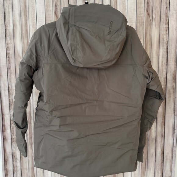 Men's Goose Down Arcteryx Logo Waterproof Warm Hooded Ski Puffer Jacket - Picture 9 of 9